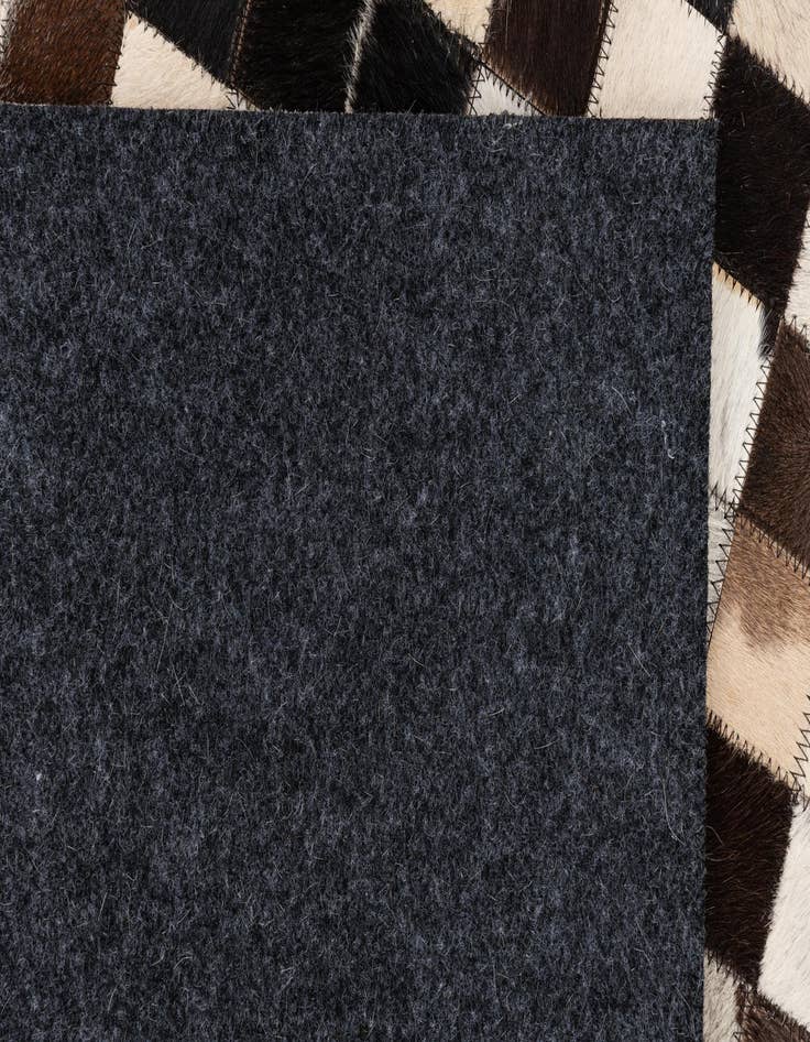 Detail image of 5' 1 x 8' 1 Cowhide Leather Rug