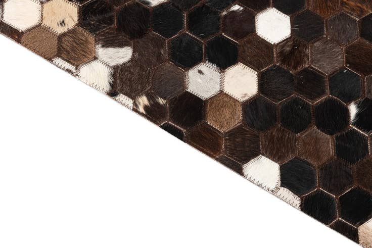 Detail image of 5' x 8' Cowhide Leather Rug