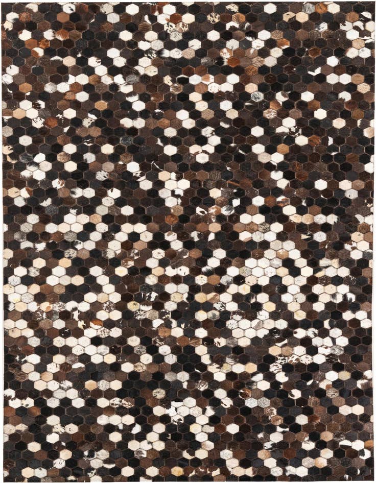 Detail image of 5' x 8' Cowhide Leather Rug
