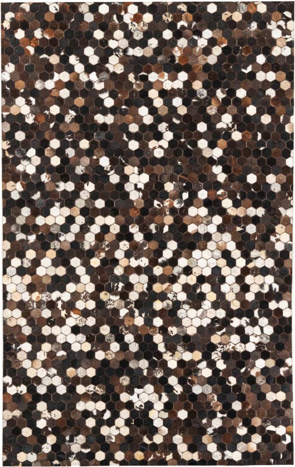 Detail image of 5' x 8' Cowhide Leather Rug