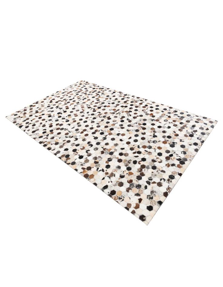 Detail image of 5' x 8' Cowhide Leather Rug