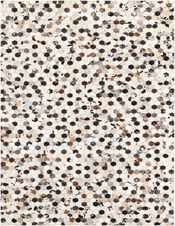 Detail image of 5' x 8' Cowhide Leather Rug