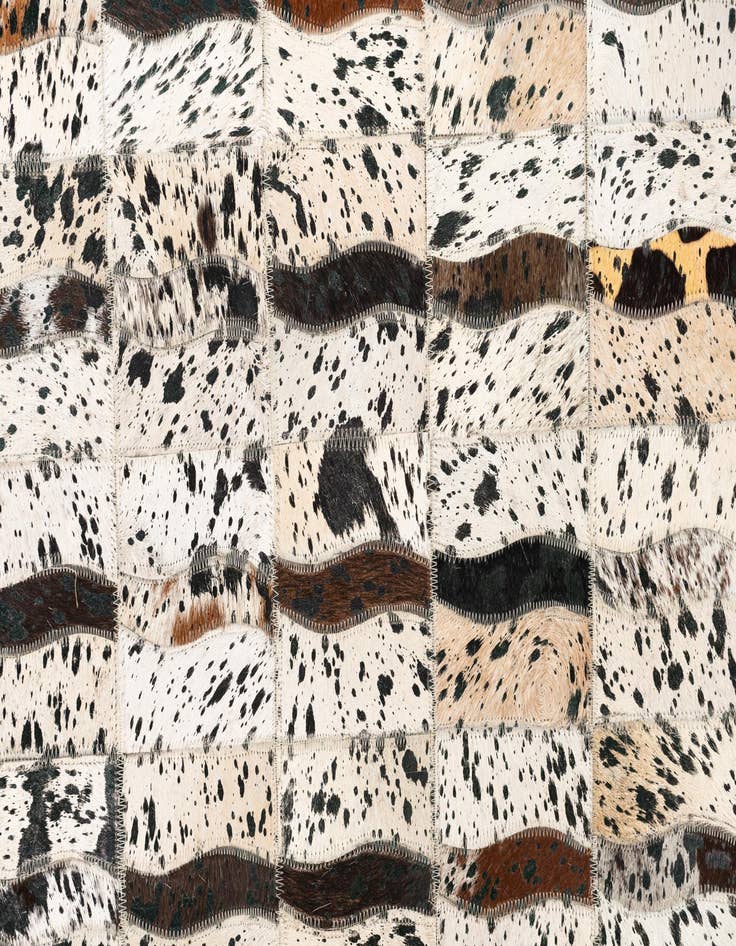 Detail image of 5' x 8' 1 Cowhide Leather Rug