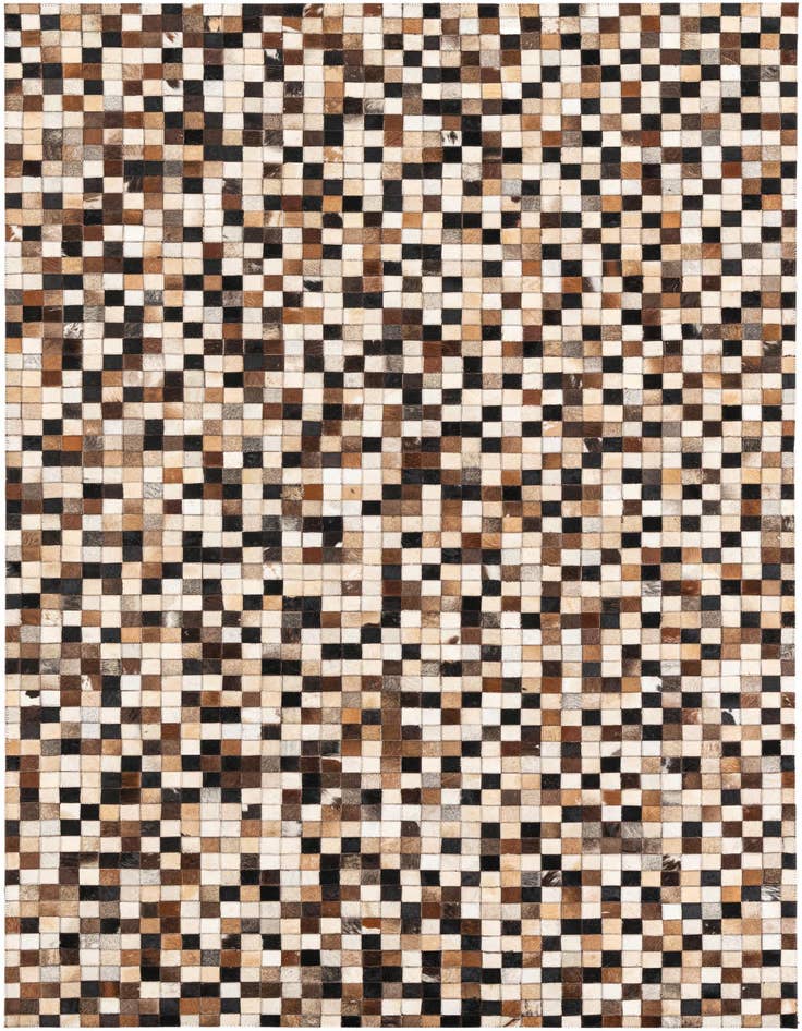 Detail image of 5' x 8' Cowhide Leather Rug