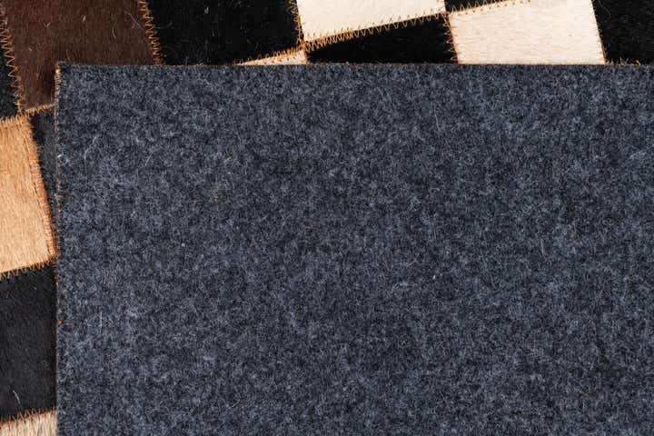 5' x 8' Cowhide Leather Rug