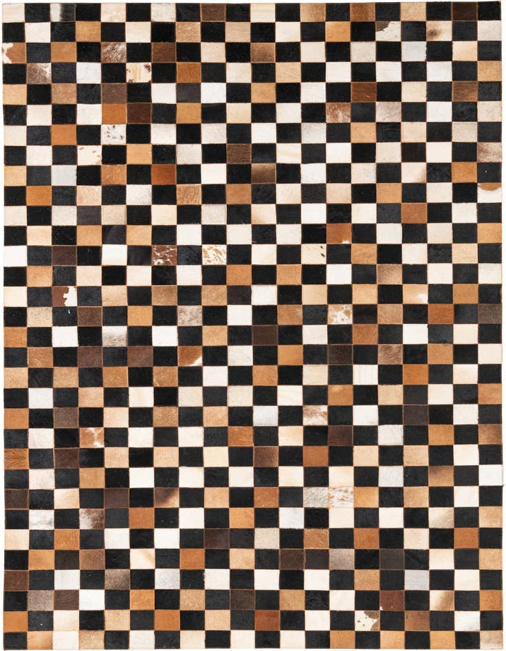Detail image of 5' x 8' Cowhide Leather Rug