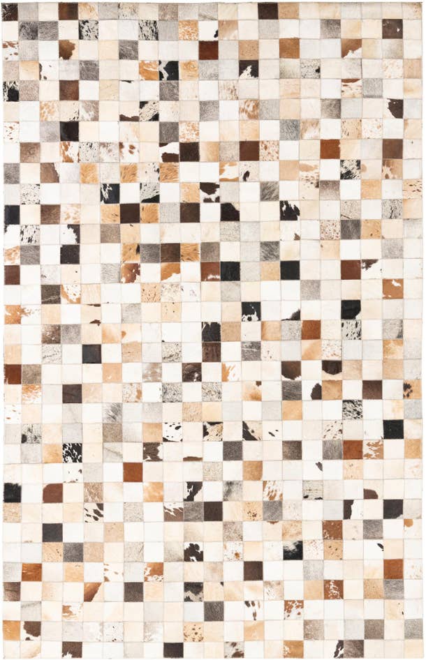 Detail image of 5' x 8' Cowhide Leather Rug