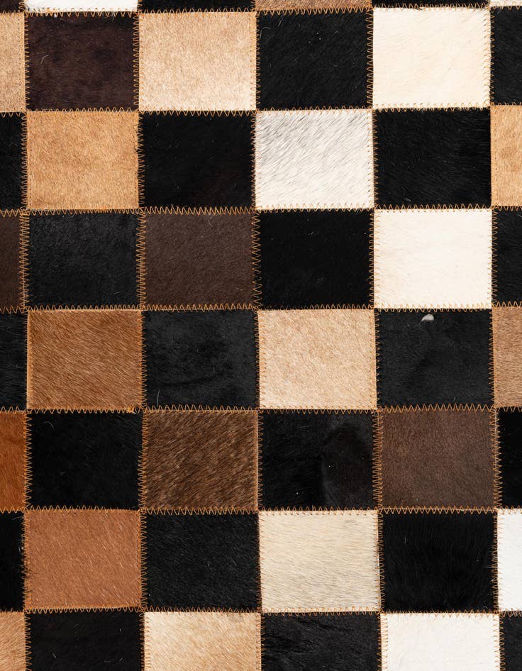 Detail image of 5' x 8' Cowhide Leather Rug
