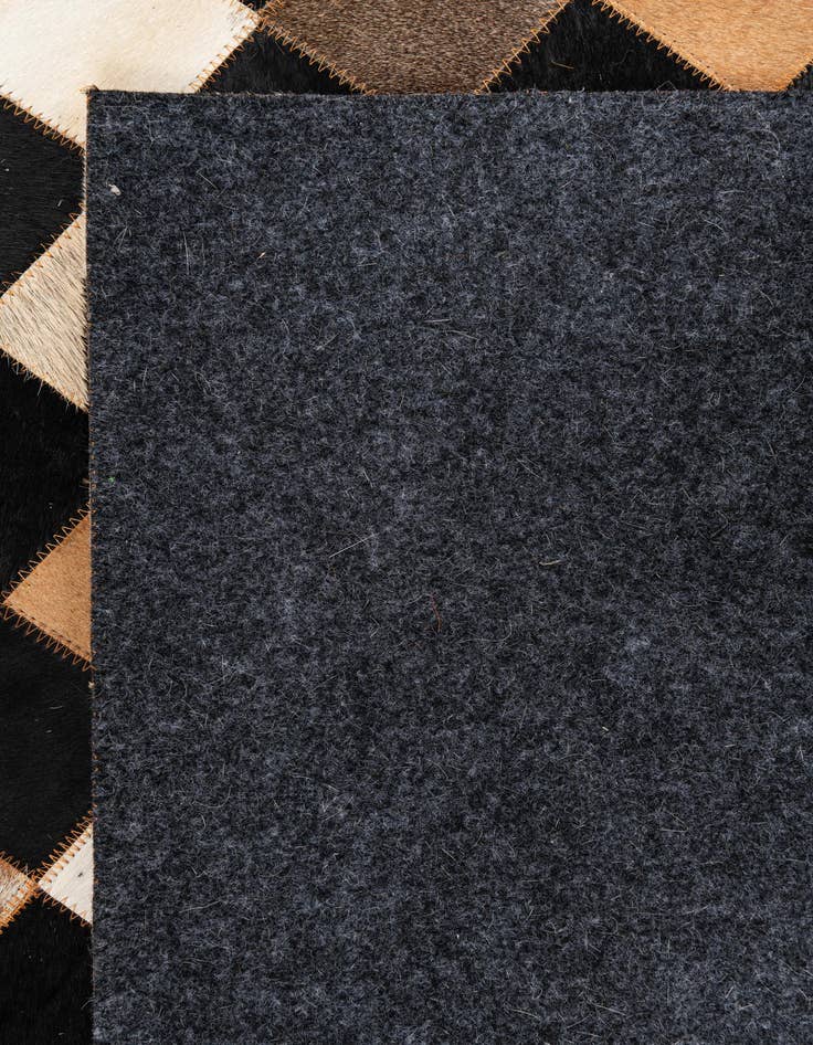 Detail image of 5' x 8' Cowhide Leather Rug