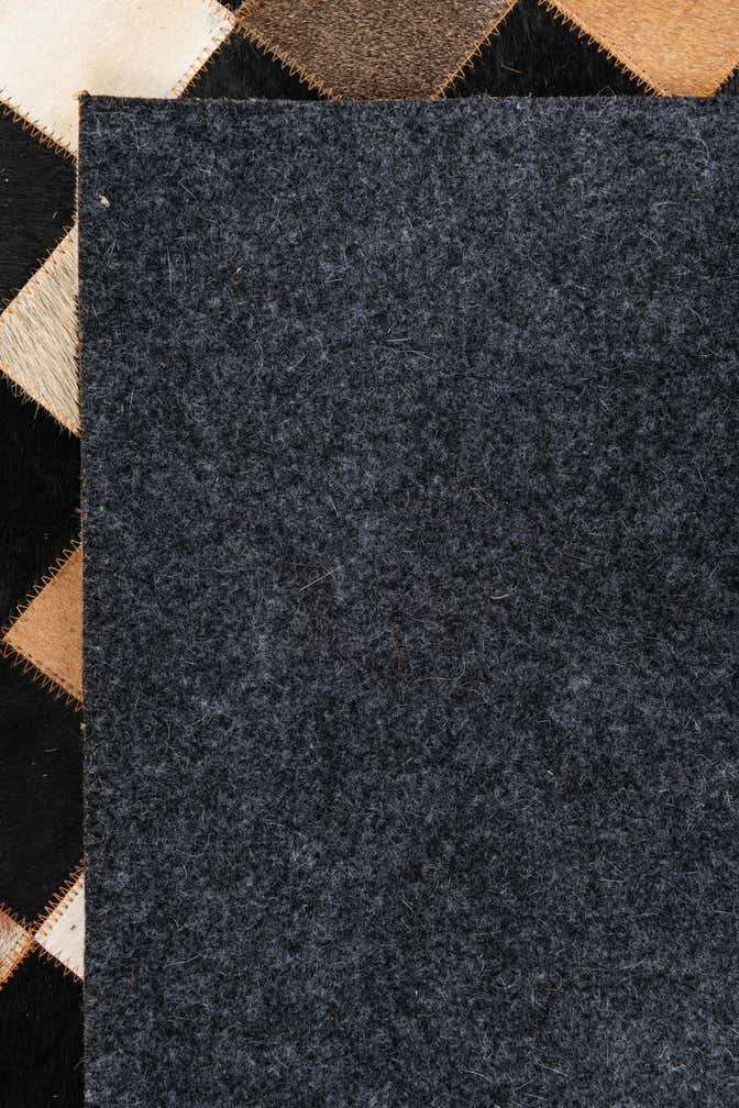 5' x 8' Cowhide Leather Rug