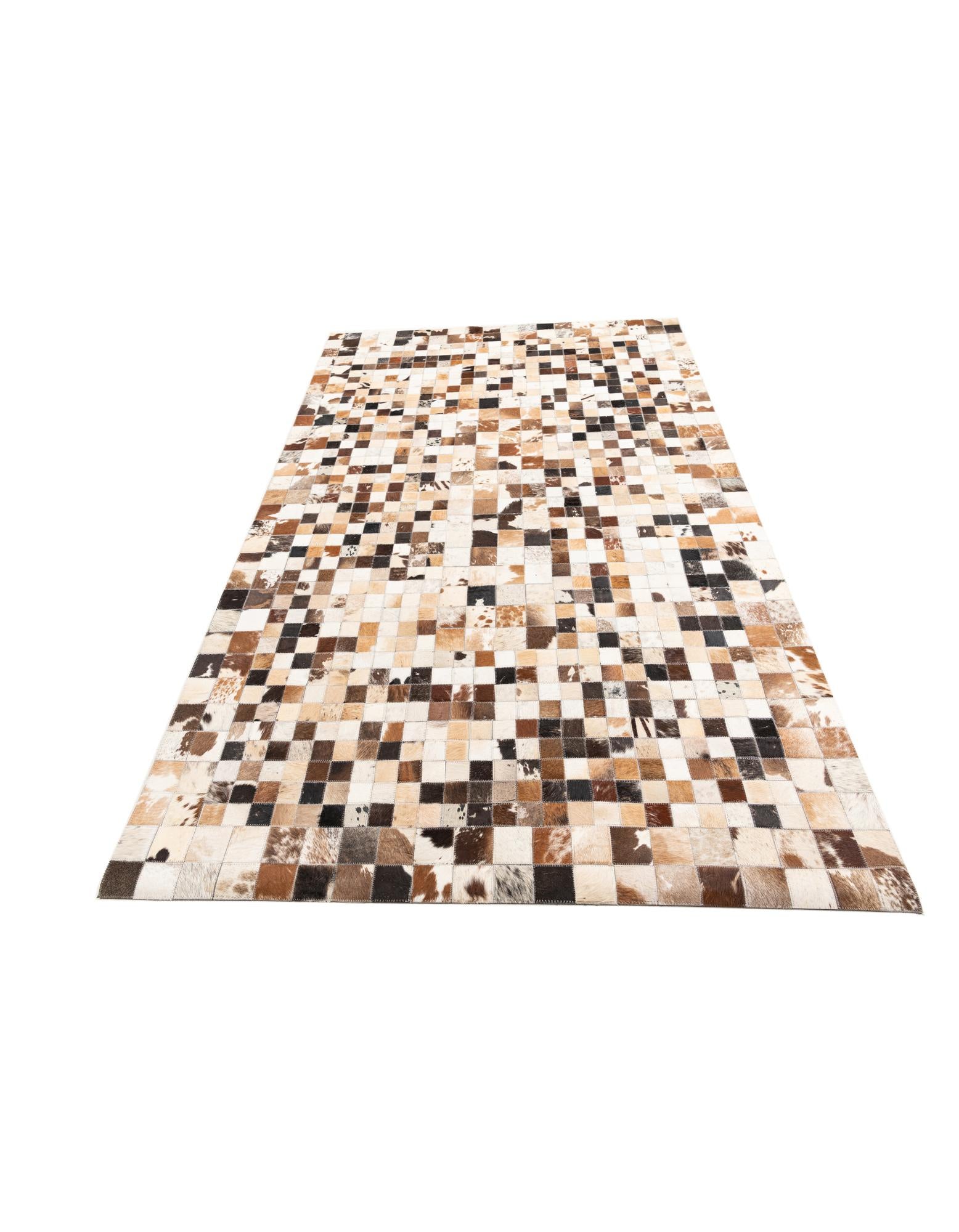 5' x 8' Cowhide Leather Rug