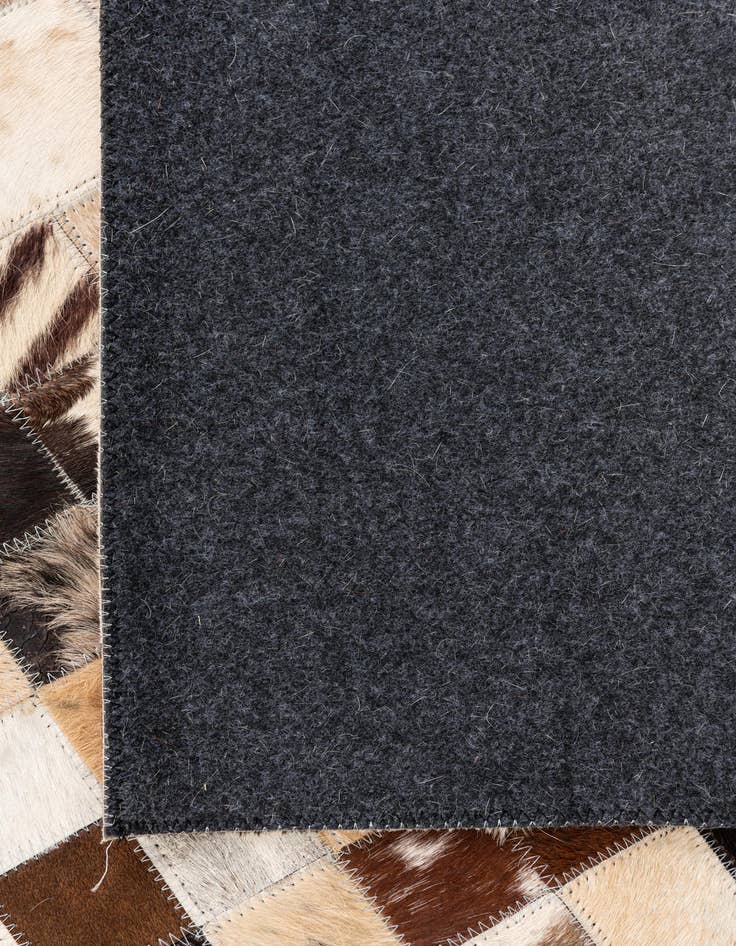 Detail image of 5' x 8' Cowhide Leather Rug