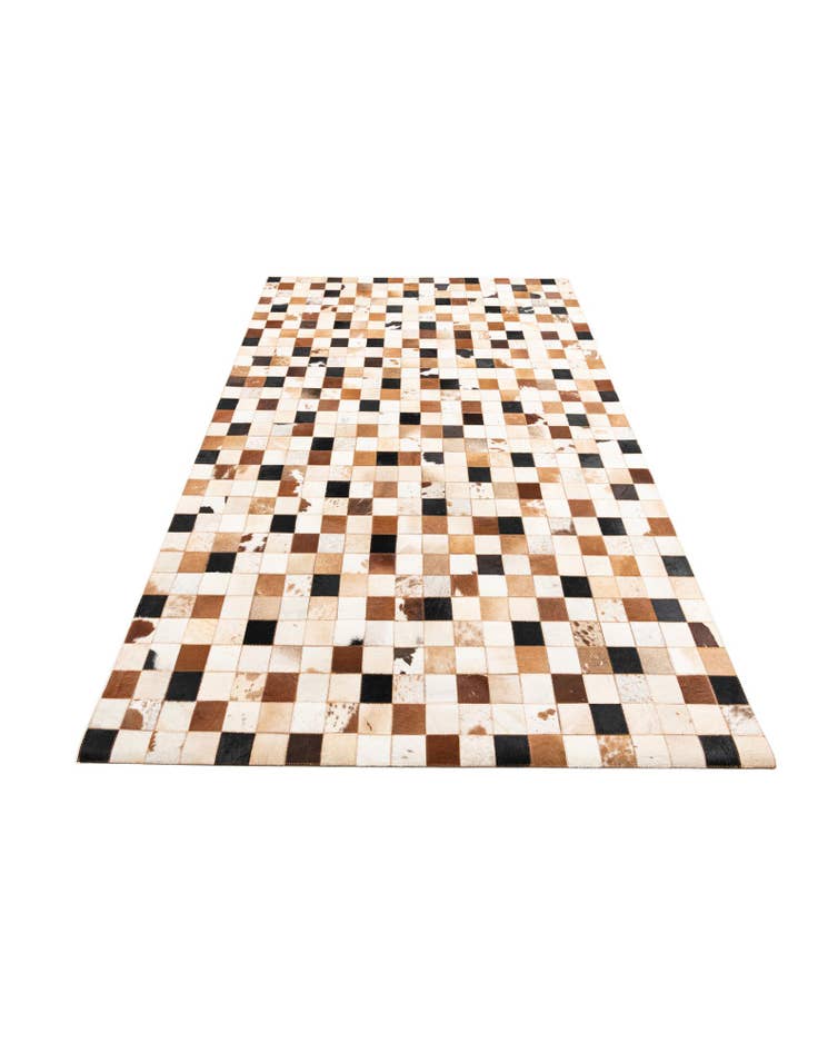 Detail image of 5' x 8' Cowhide Leather Rug