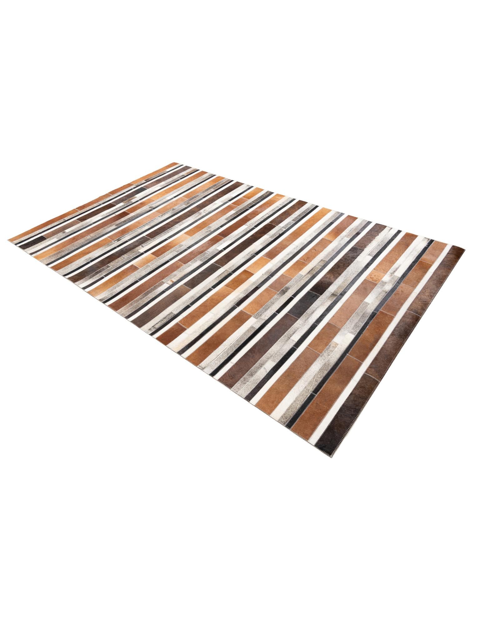 5' x 8' Cowhide Leather Rug