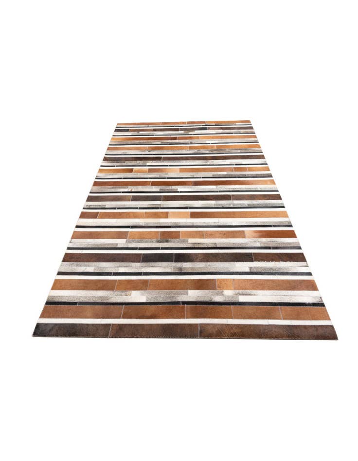 Detail image of 5' x 8' Cowhide Leather Rug