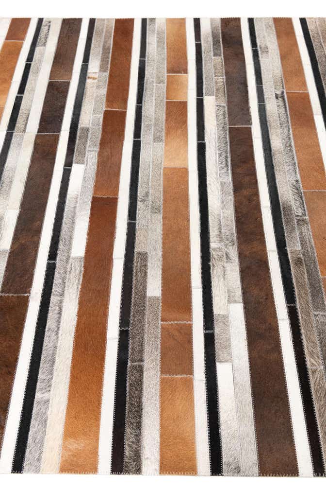 5' x 8' Cowhide Leather Rug