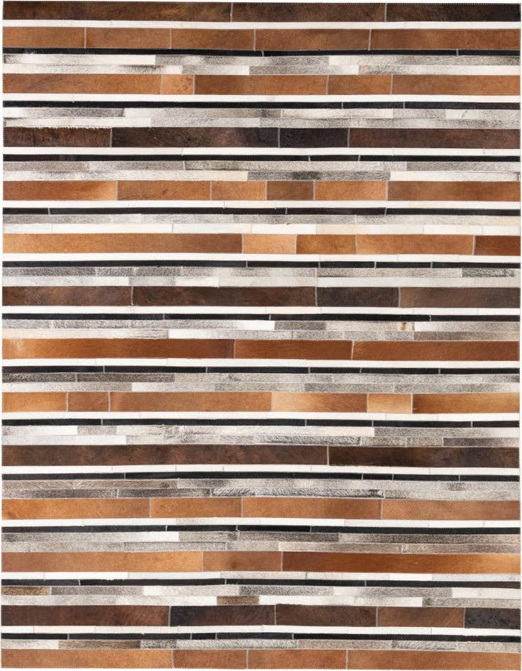Detail image of 5' x 8' Cowhide Leather Rug