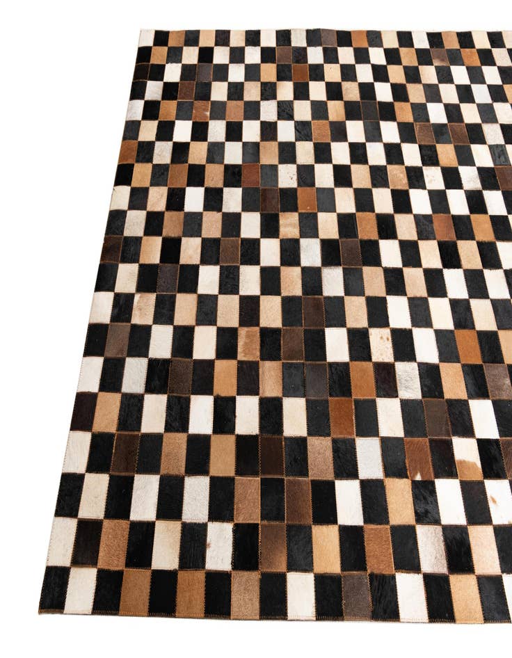 Detail image of 5' x 8' Cowhide Leather Rug