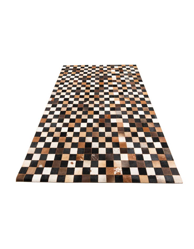 Detail image of 5' x 8' Cowhide Leather Rug