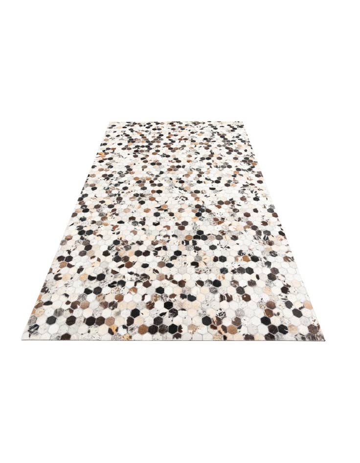 Detail image of 5' x 8' Cowhide Leather Rug