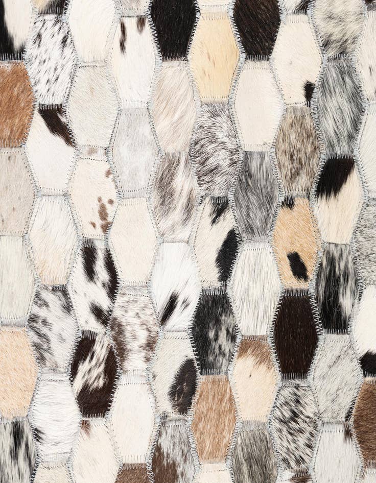 Detail image of 5' x 8' Cowhide Leather Rug