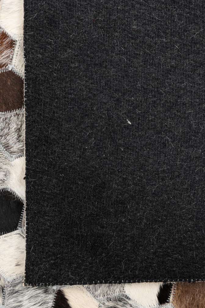 5' x 8' Cowhide Leather Rug