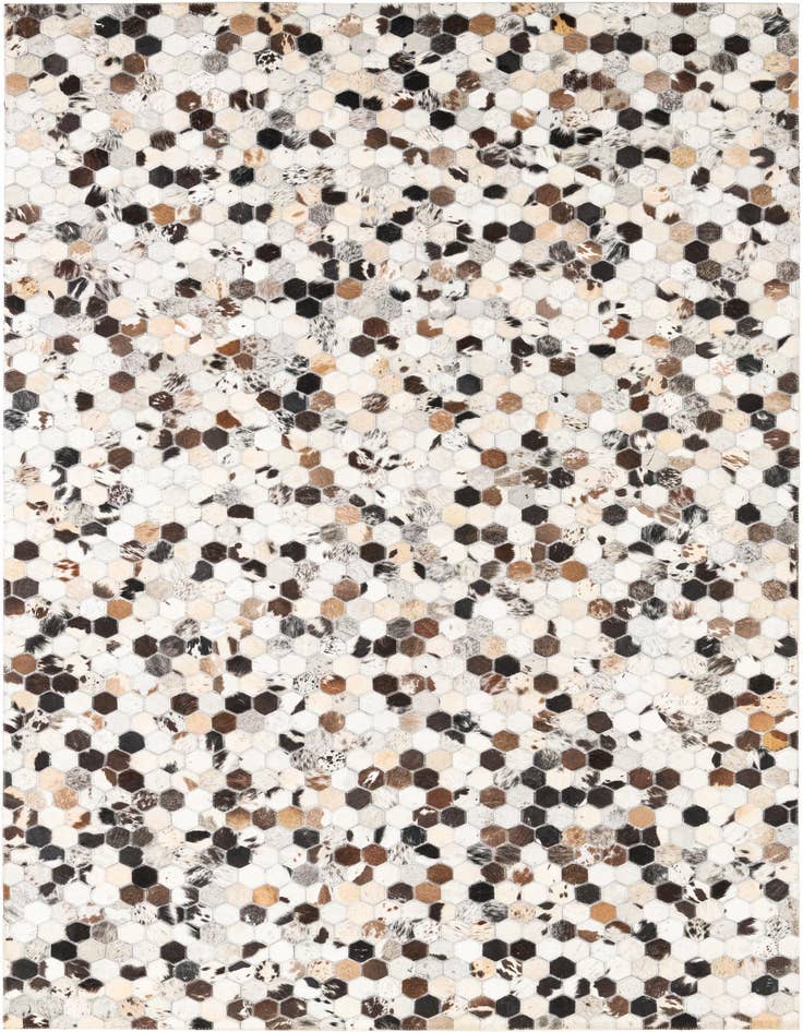 Detail image of 5' x 8' Cowhide Leather Rug