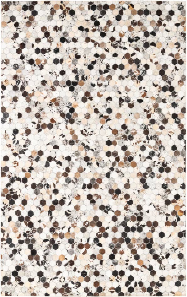 Detail image of 5' x 8' Cowhide Leather Rug
