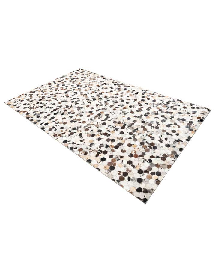 5' x 8' Cowhide Leather Rug