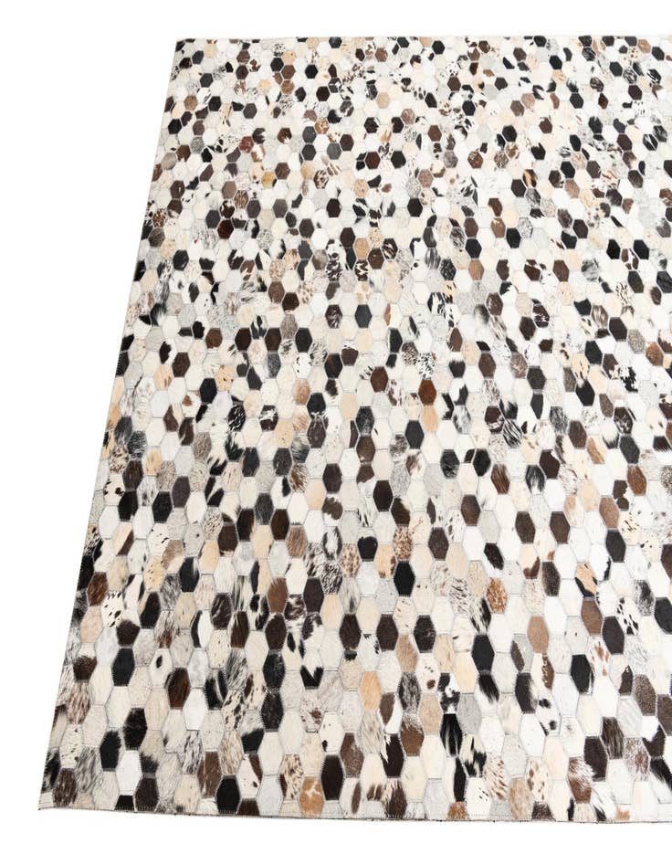 Detail image of 5' x 8' Cowhide Leather Rug