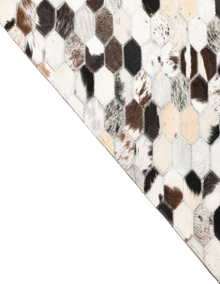 Detail image of 5' x 8' Cowhide Leather Rug