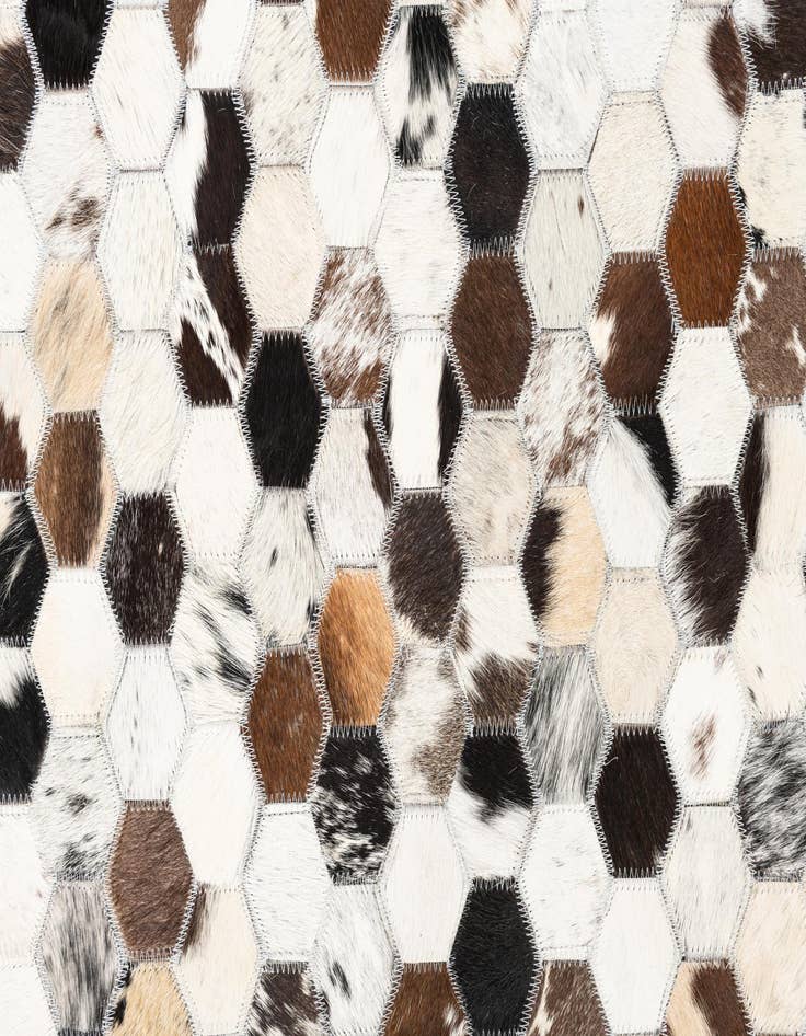 Detail image of 5' x 8' Cowhide Leather Rug