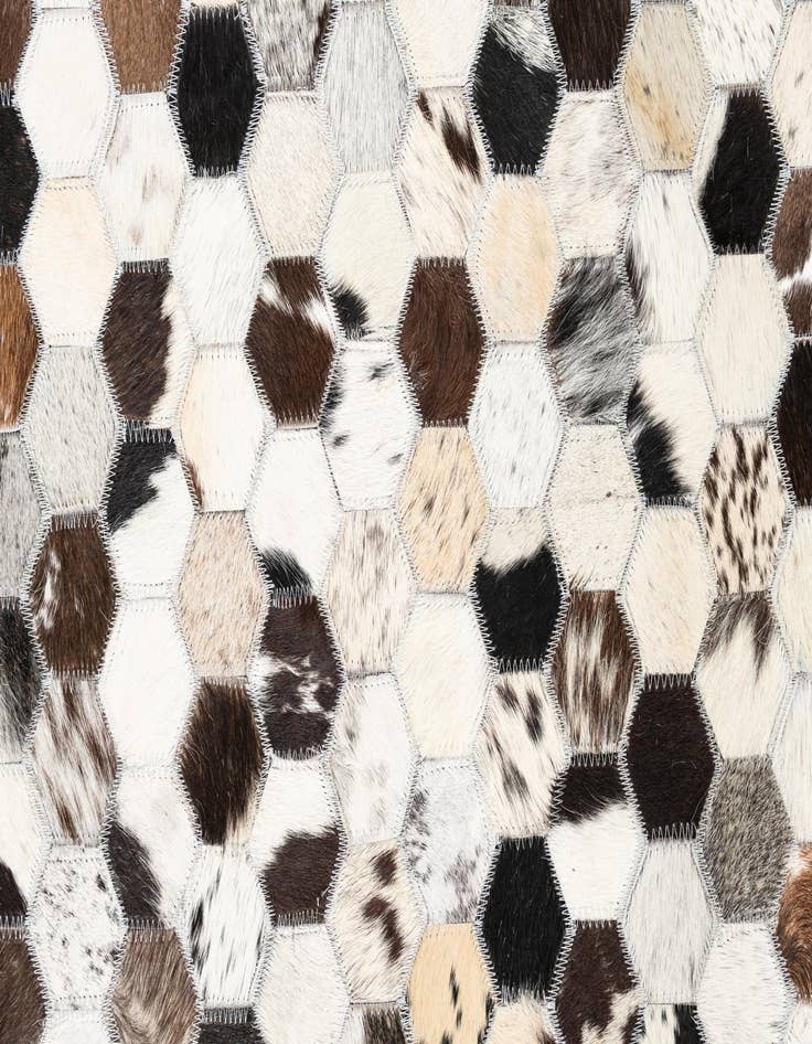 Detail image of 5' x 8' Cowhide Leather Rug