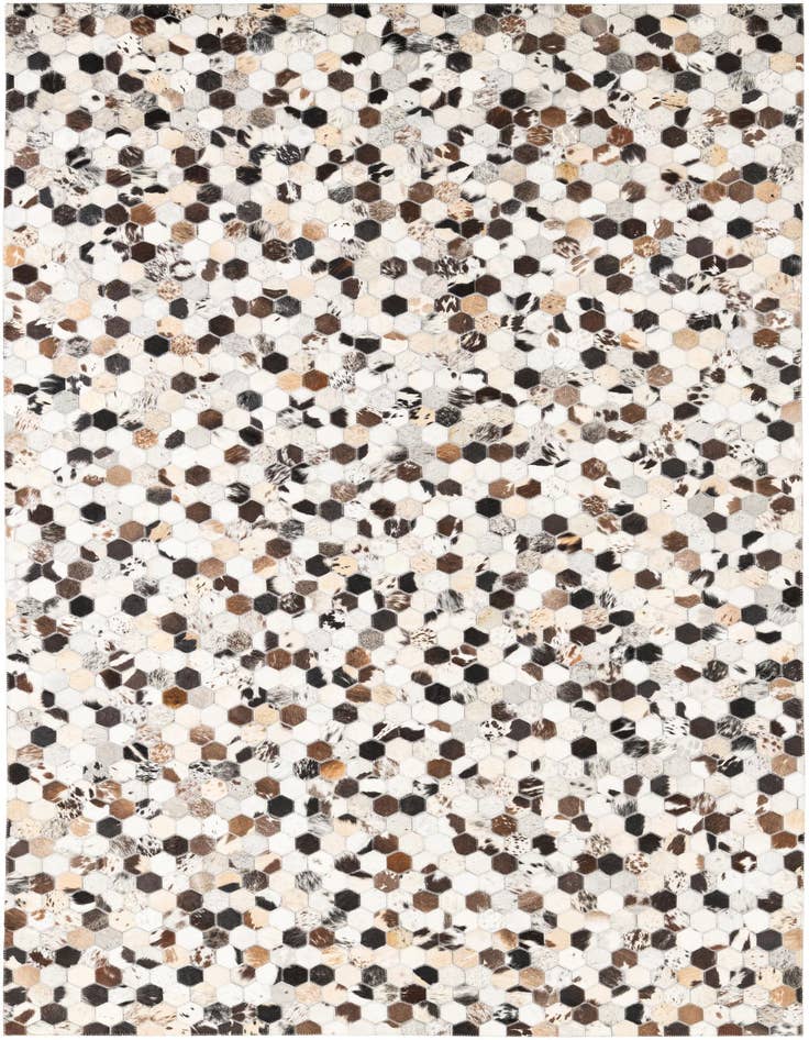 Detail image of 5' x 8' Cowhide Leather Rug
