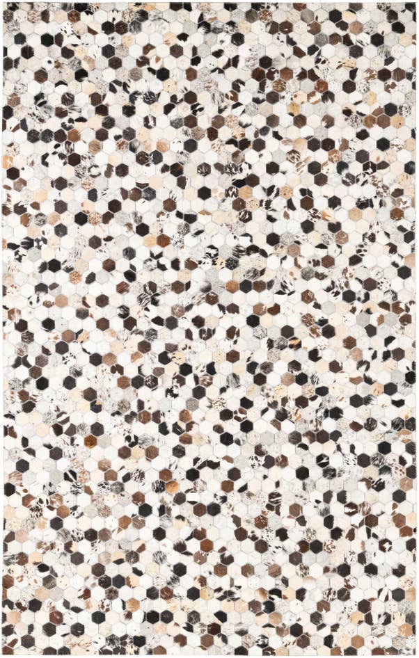 Detail image of 5' x 8' Cowhide Leather Rug