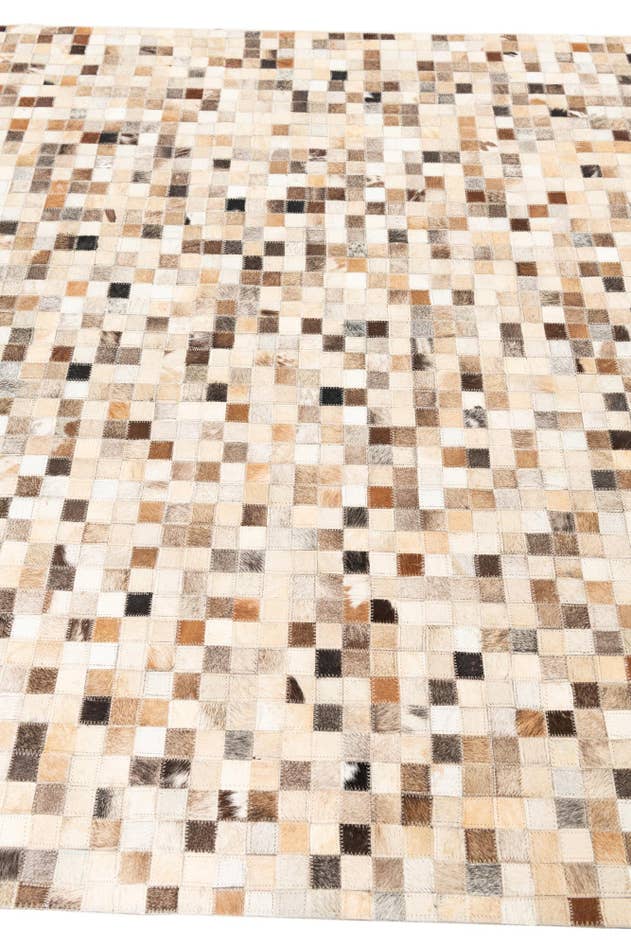 Detail image of 5' x 8' Cowhide Leather Rug