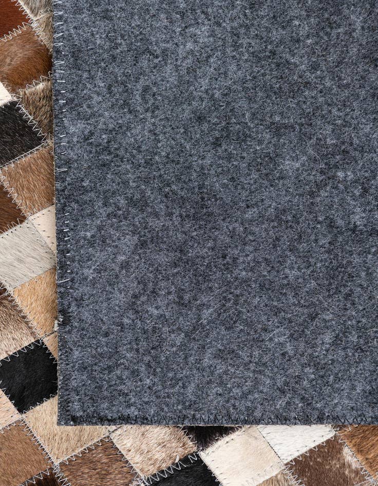 Detail image of 5' x 8' Cowhide Leather Rug