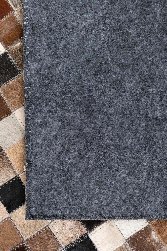 5' x 8' Cowhide Leather Rug