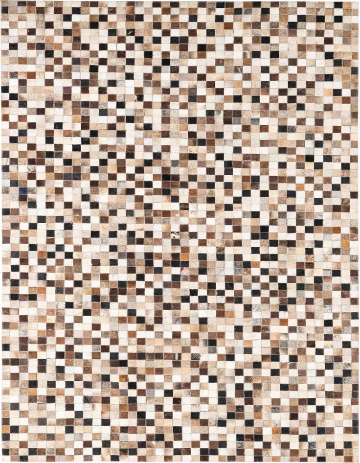 Detail image of 5' x 8' Cowhide Leather Rug