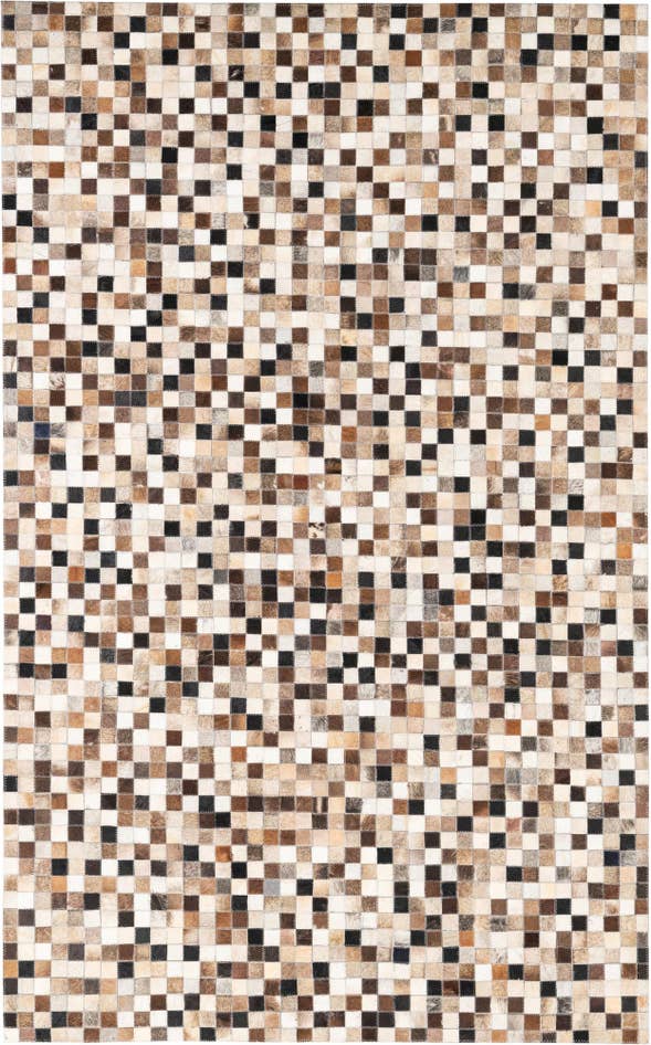 Detail image of 5' x 8' Cowhide Leather Rug