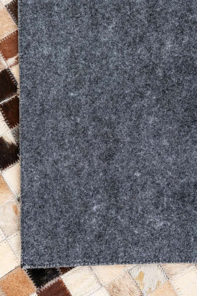 5' x 7' 10 Cowhide Leather Rug