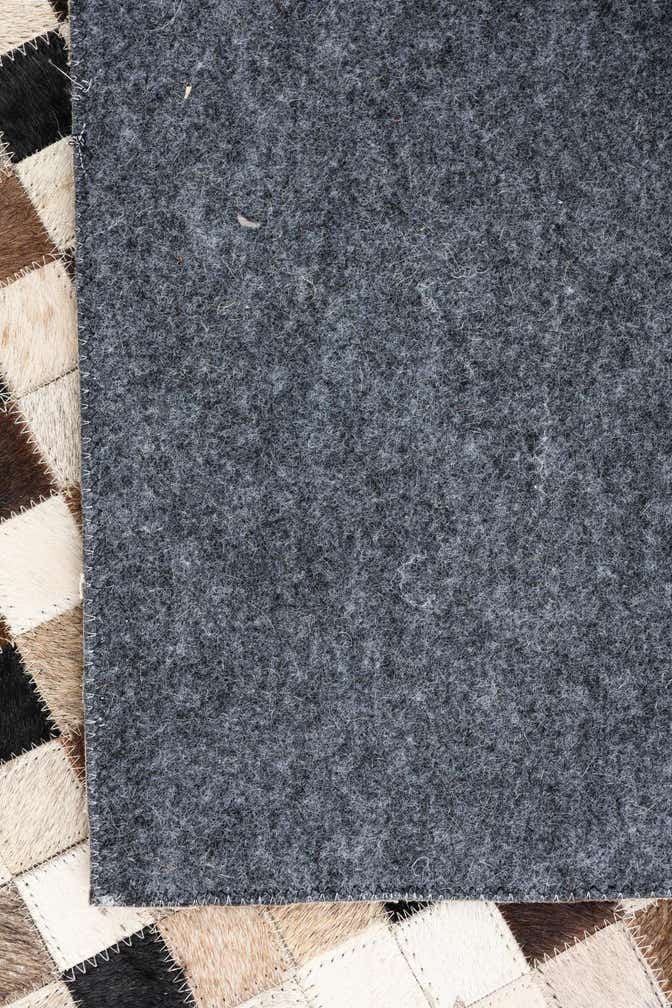 5' x 8' Cowhide Leather Rug