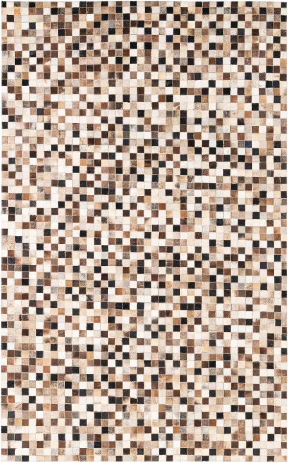 Detail image of 5' x 8' Cowhide Leather Rug