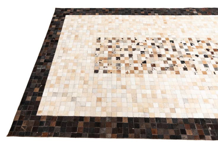 Detail image of 5' x 8' Cowhide Leather Rug