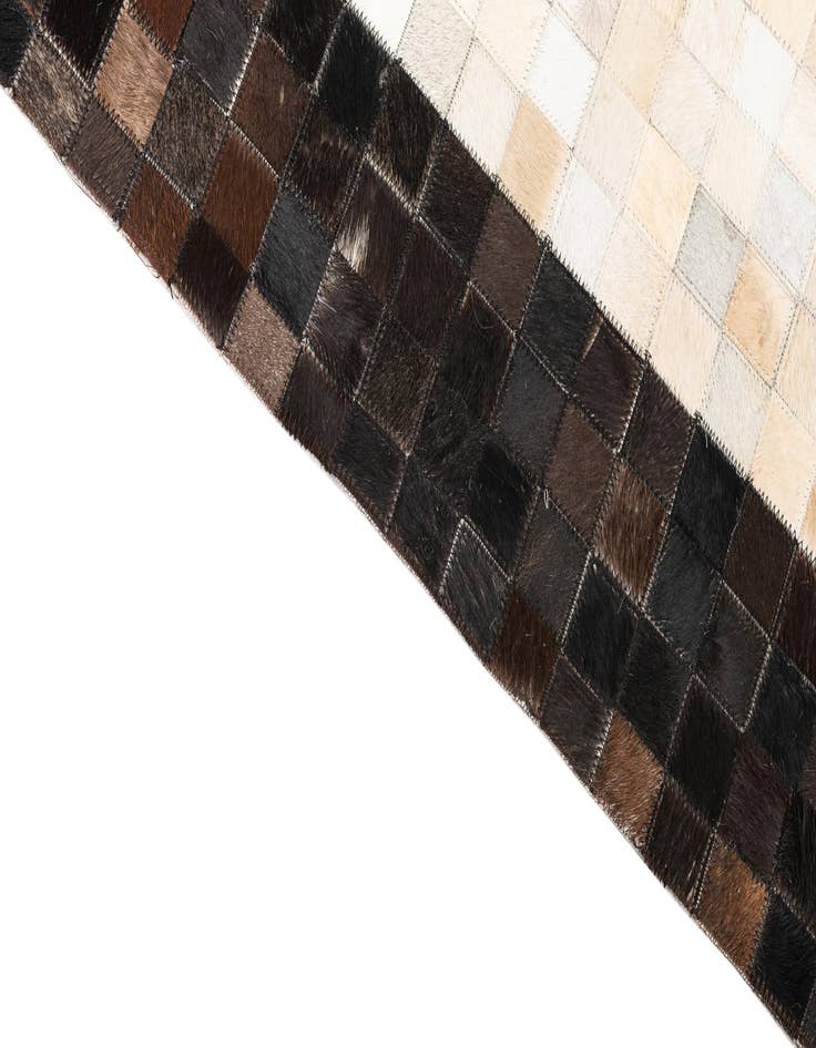 Detail image of 5' x 8' Cowhide Leather Rug