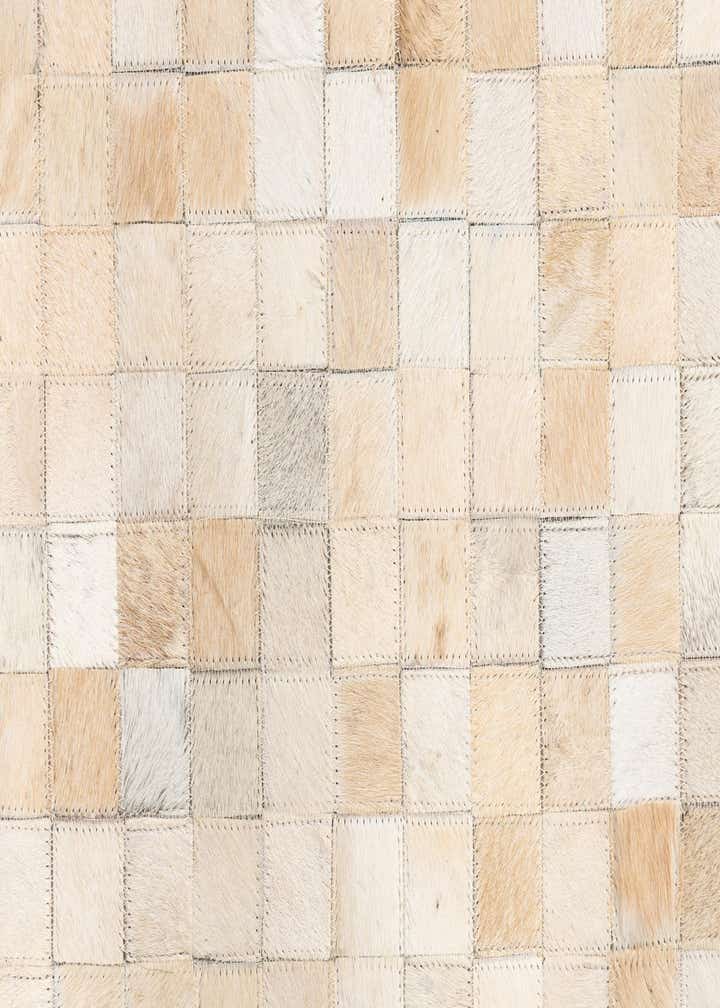 5' x 8' Cowhide Leather Rug