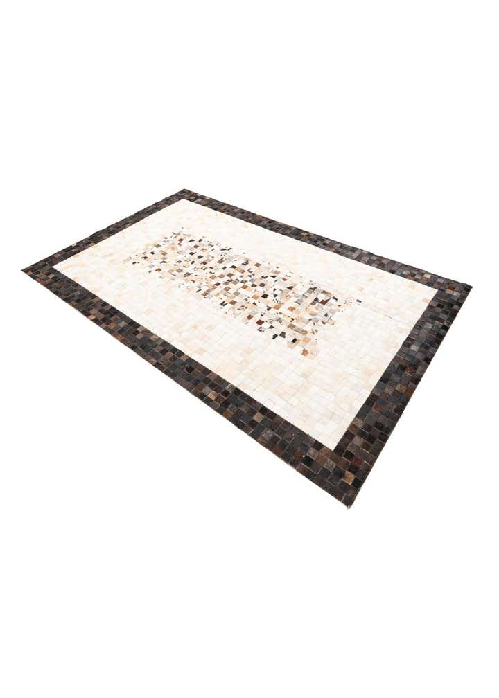 5' x 8' Cowhide Leather Rug