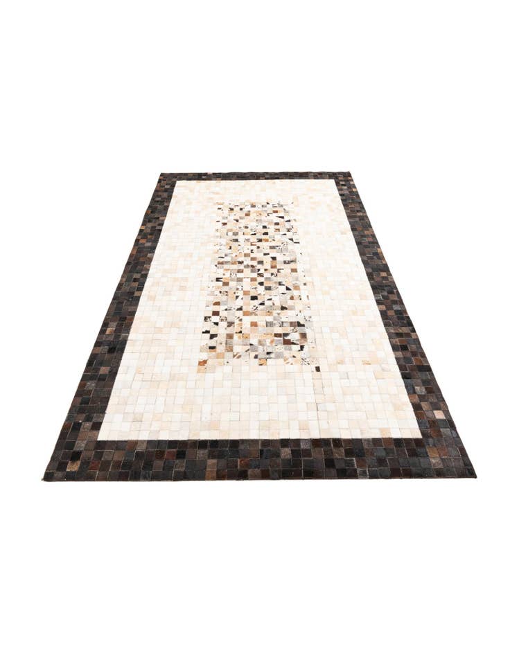 Detail image of 5' x 8' Cowhide Leather Rug
