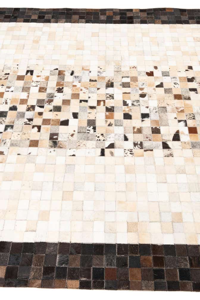 5' x 8' Cowhide Leather Rug