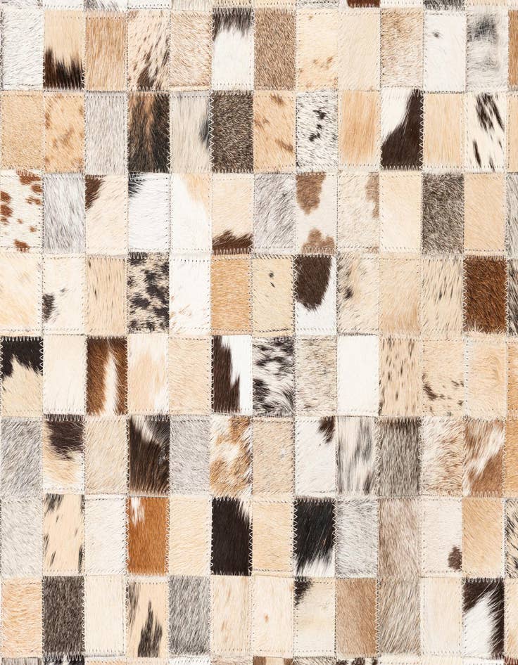 Detail image of 5' x 8' Cowhide Leather Rug